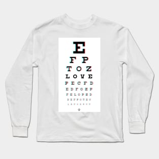 eyechart Long Sleeve T-Shirt